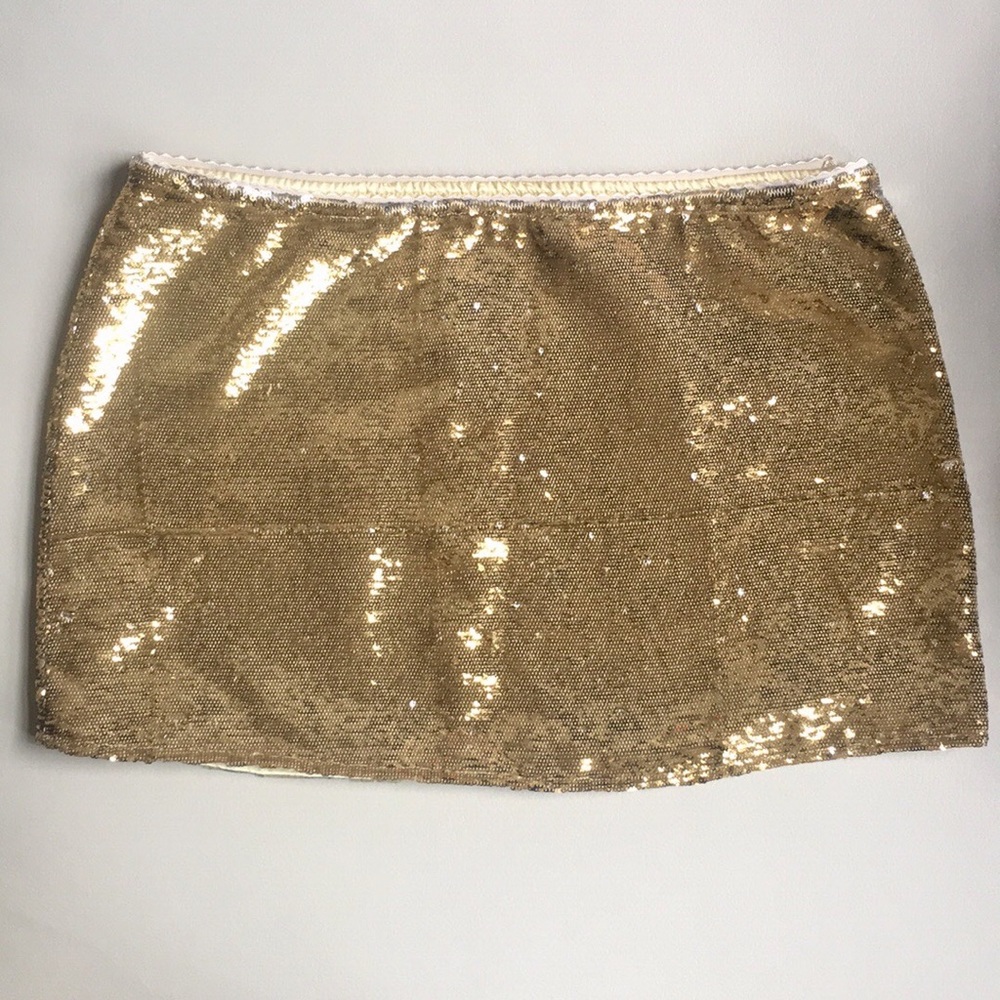 NWOT Tea/F Gold Sequin Skirt *LAST CHANCE!”